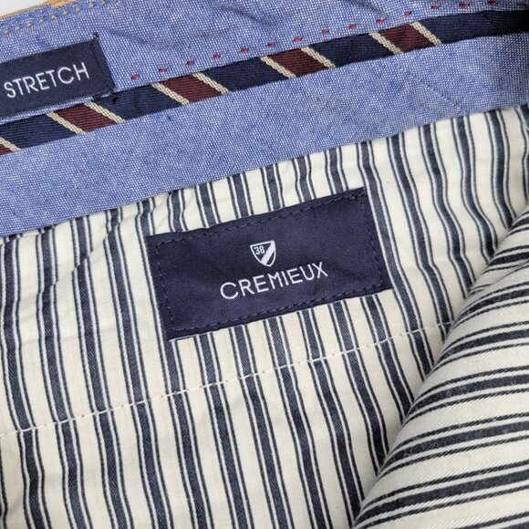 TAN CREMIEUX COMFORT STRETCH CHINO PANTS FOR MEN - Picture 6 of 10